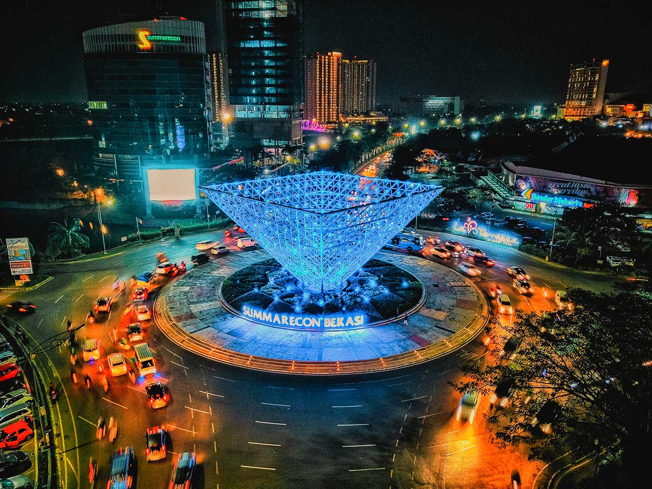 North,Bekasi,,West,Java,-,July,6,,2019,:,Inverted glass pyramid